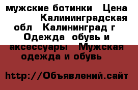 мужские ботинки › Цена ­ 4 000 - Калининградская обл., Калининград г. Одежда, обувь и аксессуары » Мужская одежда и обувь   